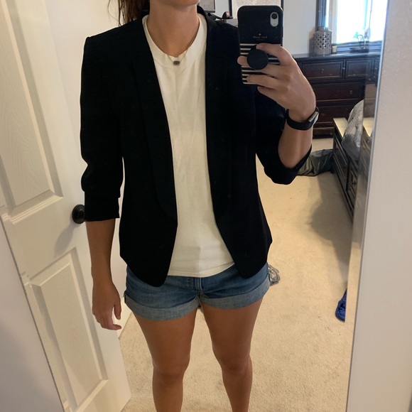 LC Lauren Conrad Jackets & Blazers - Black lapel jacket- new with tags